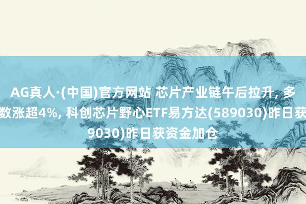 AG真人·(中国)官方网站 芯片产业链午后拉升, 多只芯片指数涨超4%, 科创芯片野心ETF易方达(589030)昨日获资金加仓
